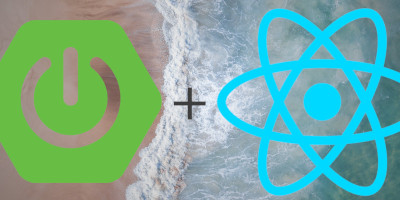 react with java spring